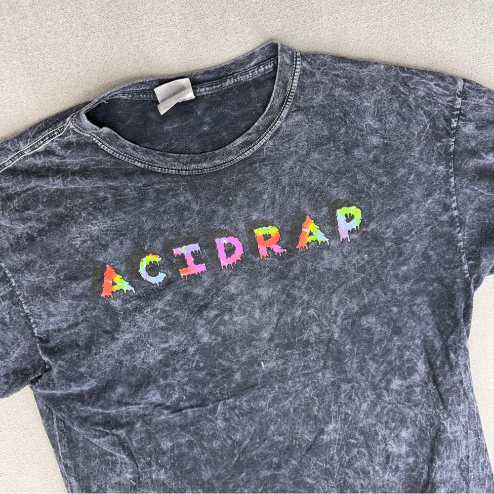 Chance The Rapper Acid Rap Shirt L 2013 Album Logo Chicago Hip Hop Tie Dye Tee